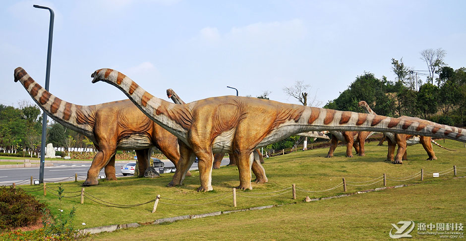 仿真恐龍工廠為公園定制的場(chǎng)景