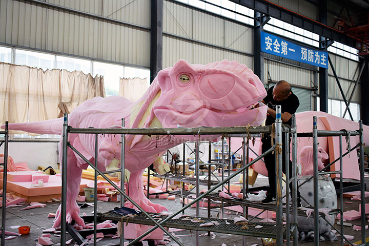 古生物博物館仿真恐龍制作