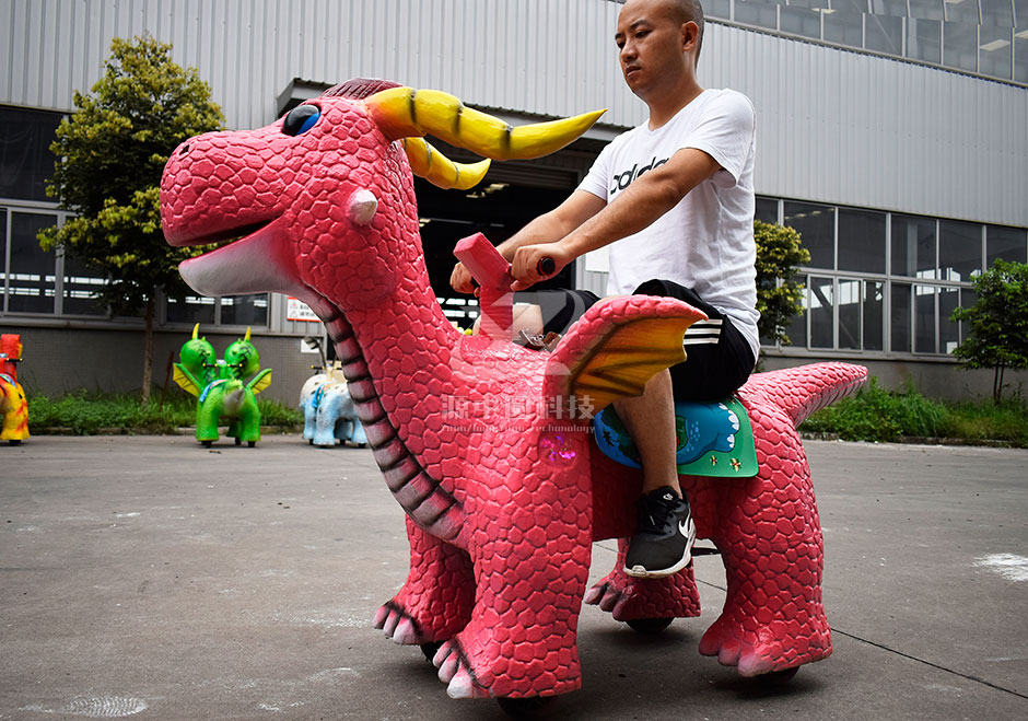 仿真恐龍車