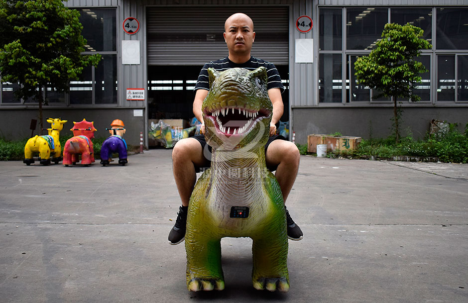 霸王龍童車，商場騎行霸王龍，霸王龍小車